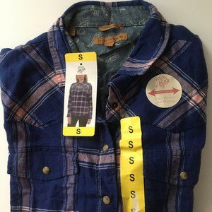 J.A.C.H.S girlfriend womens plaid polo